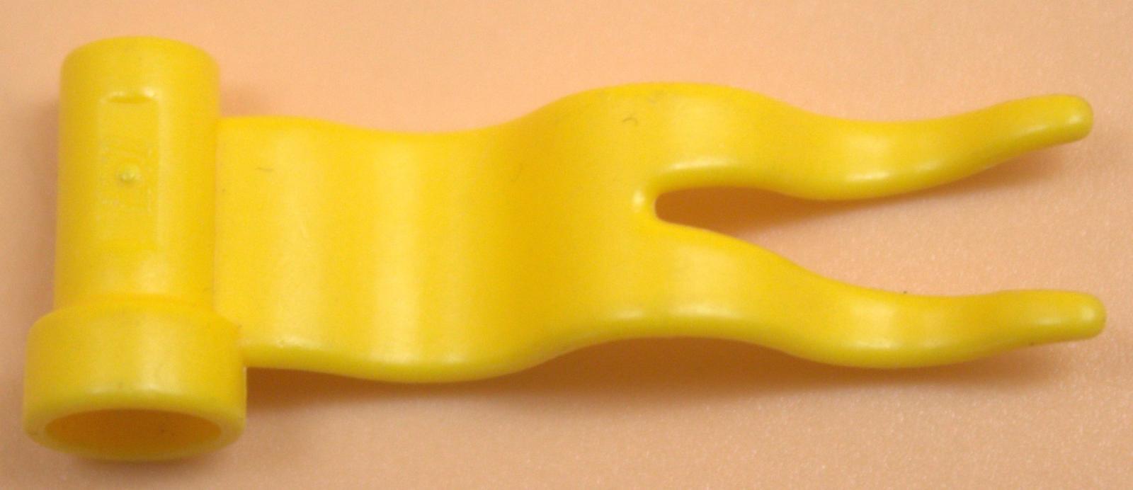 Lego Ersatzteil kleine Fahne gelb gebraucht – gelb