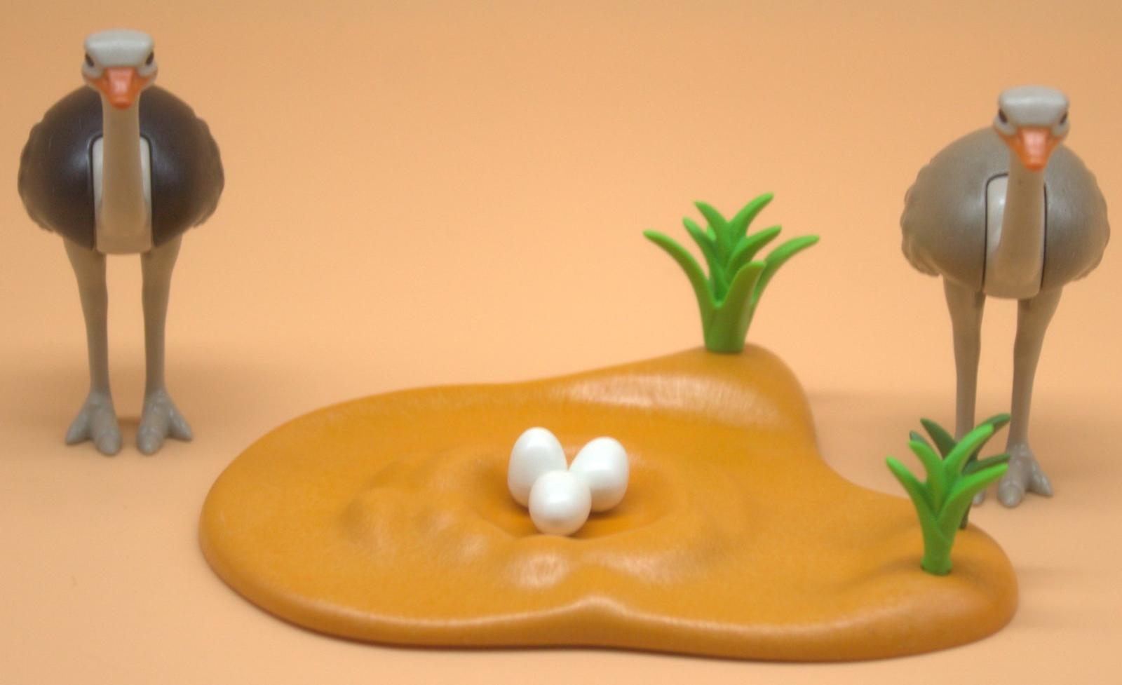 Playmobil Straußenpaar mit Nest 4831 gebraucht