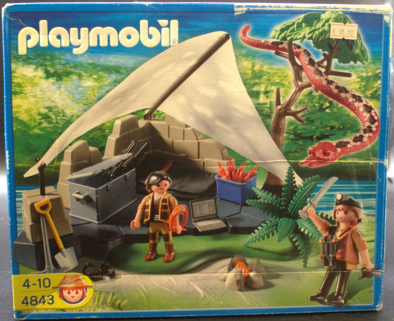 Playmobil Schatzsucher Camp 4843 gebraucht