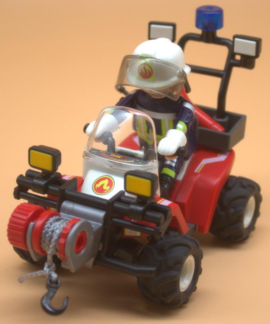 Playmobil Feuerwehr Quad gebraucht