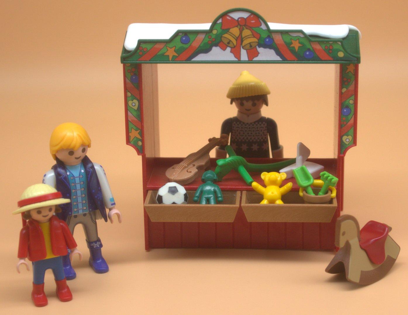 Playmobil Weihnachtsmarkt Stand gebraucht