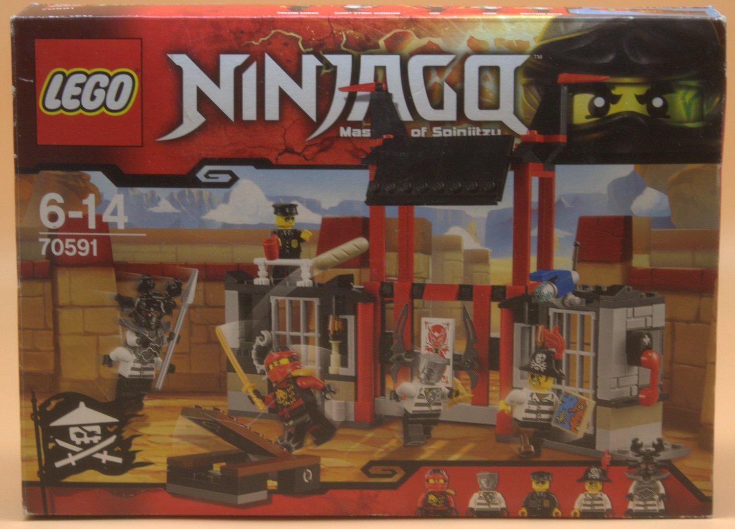 Lego Ninjago Kryptarium-Gefängnisausbruch 70591gebraucht
