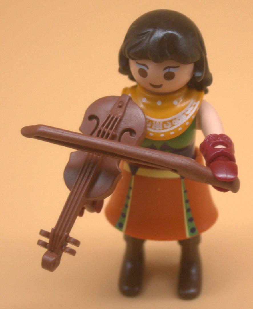 Playmobil Figures Serie 70566 Musikerin gebraucht