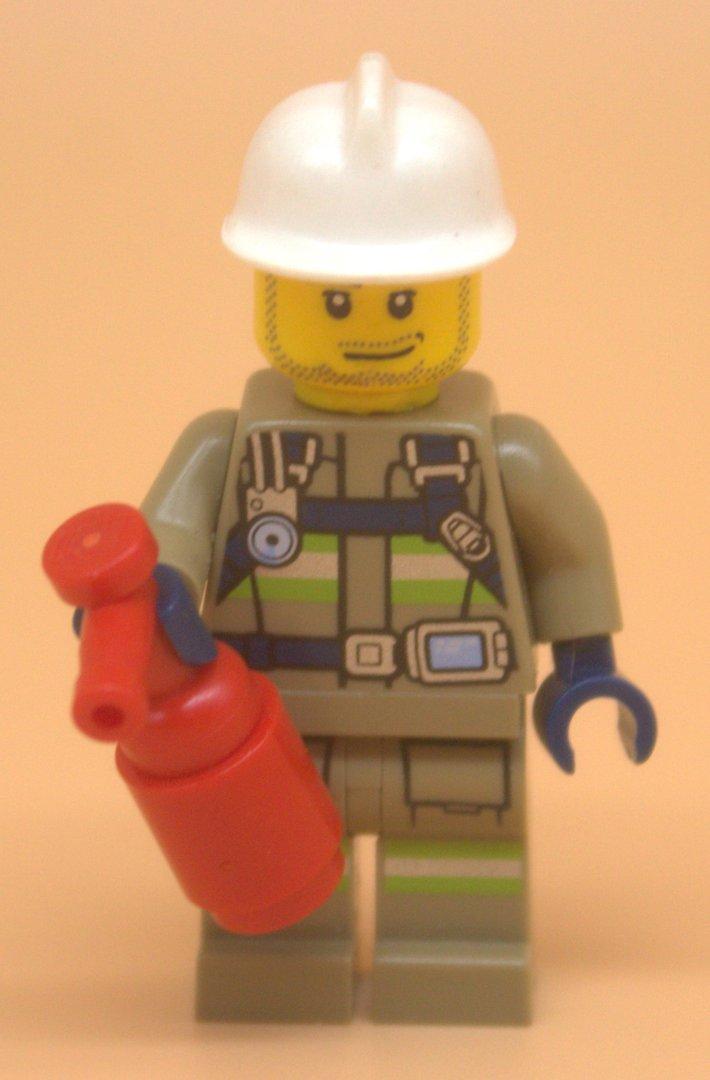 Lego City Minifigur Feuerwehrmann gebraucht