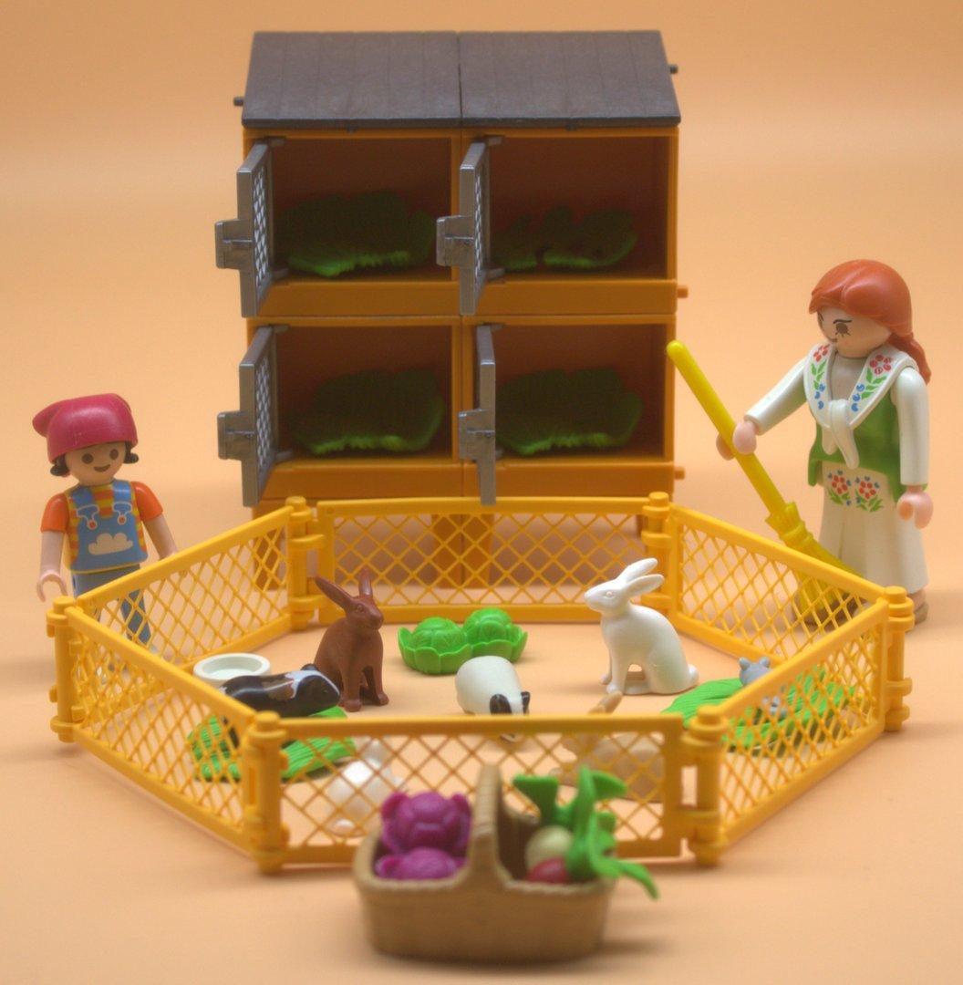 Playmobil großer Hasenstall gebraucht