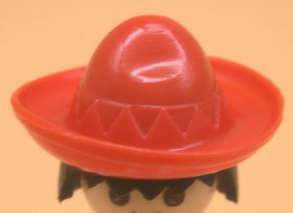Playmobil Ersatzteil Western Soldatenhut gebraucht – rot