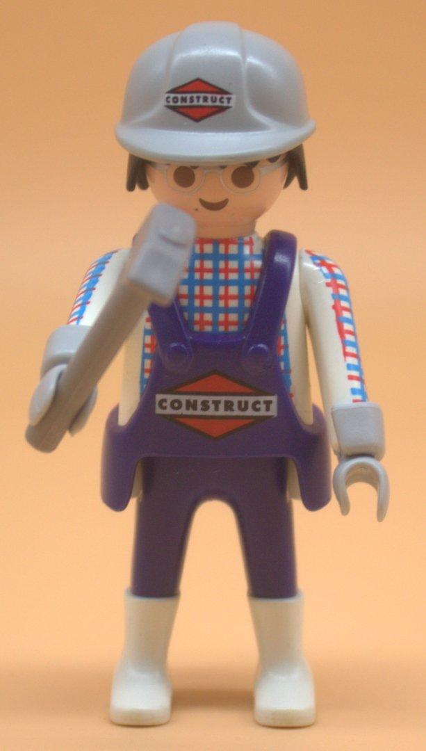 Playmobil Figur Bauarbeiter gebraucht