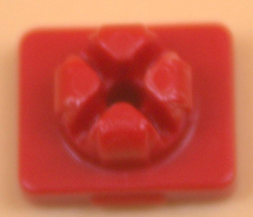 Playmobil Elementverbinder weiß gebraucht – rot