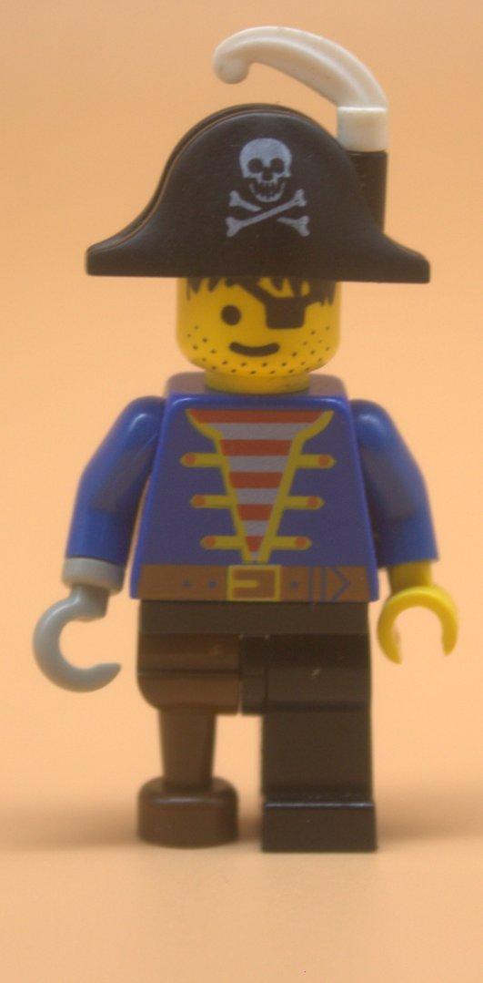 Lego Minifigur Piratenkapitän gebraucht