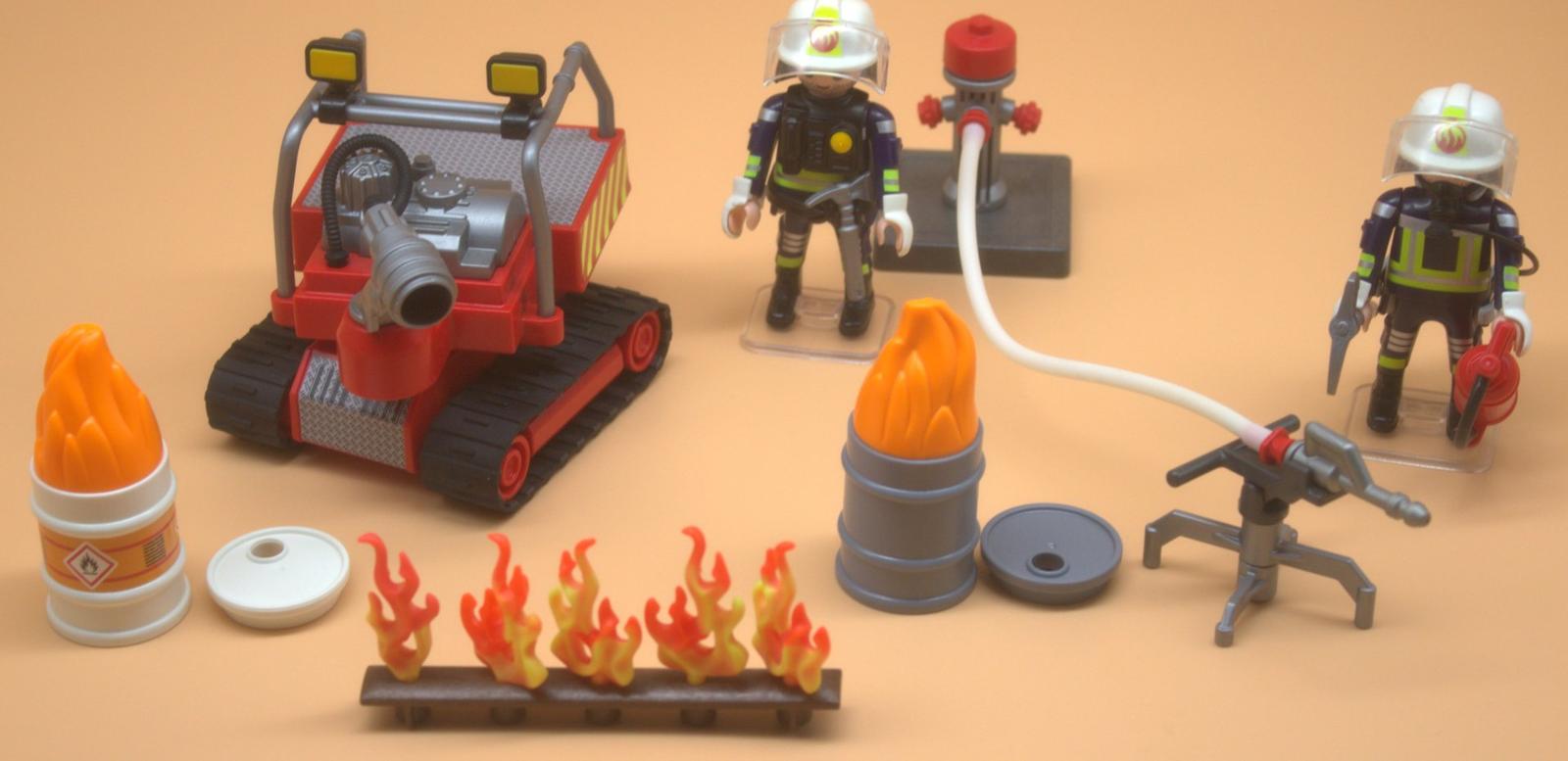 Playmobil Feuerwehr Löschroboter gebraucht