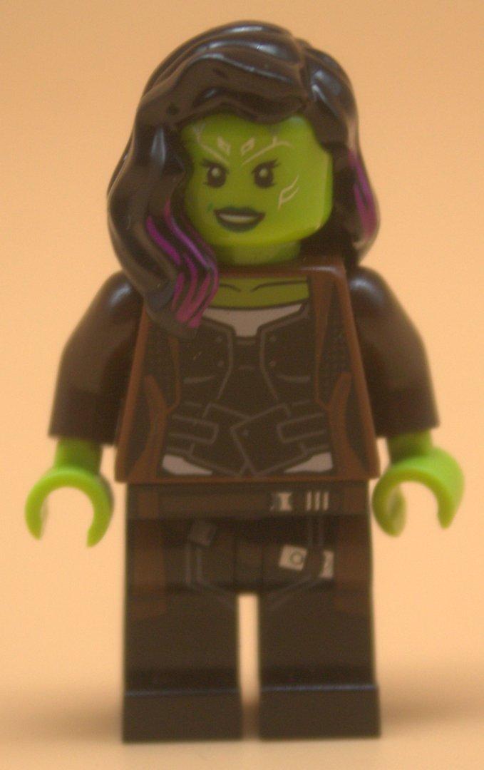 Lego Minifigur Marvel Gamora Long Reddish gebraucht