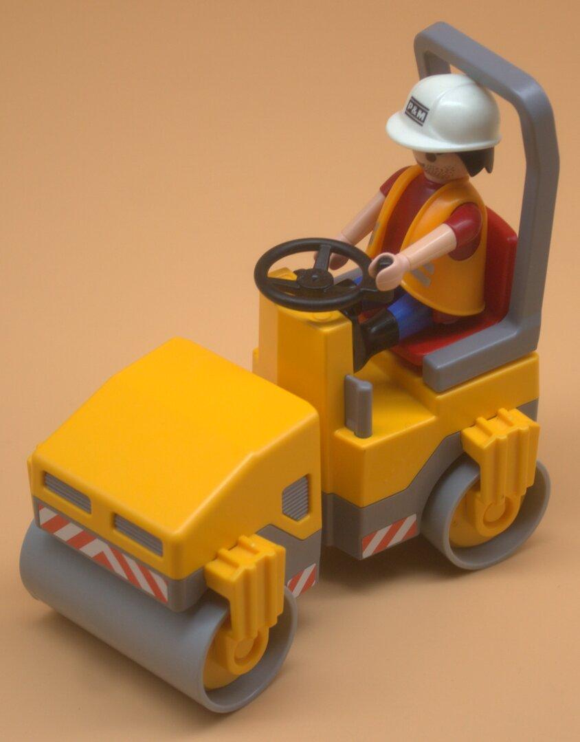 Playmobil Dampfwalze gebraucht
