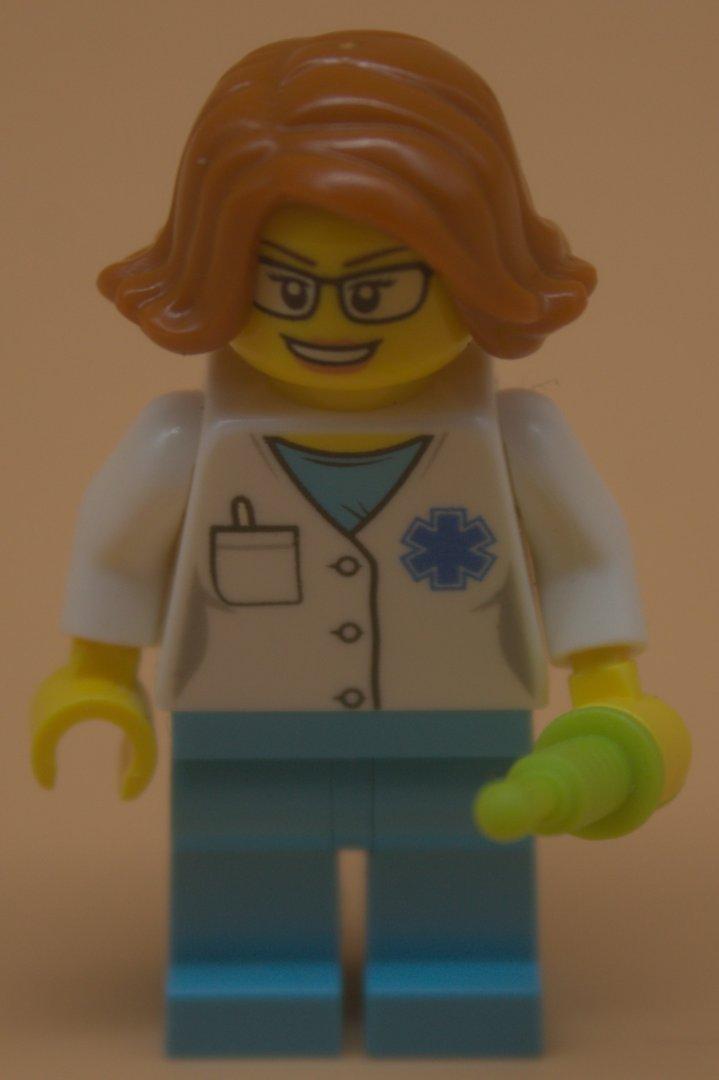 Lego City Minifigur Krankenschwester/ Ärztin gebraucht