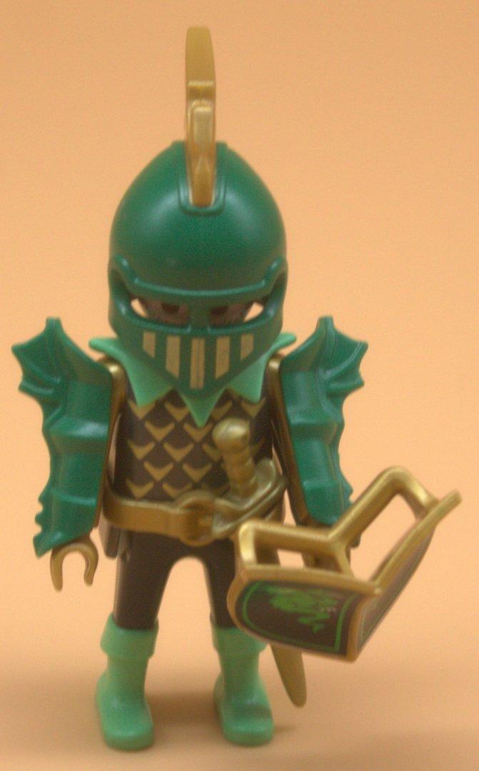 Playmobil grüner Asia Drachenritter gebraucht
