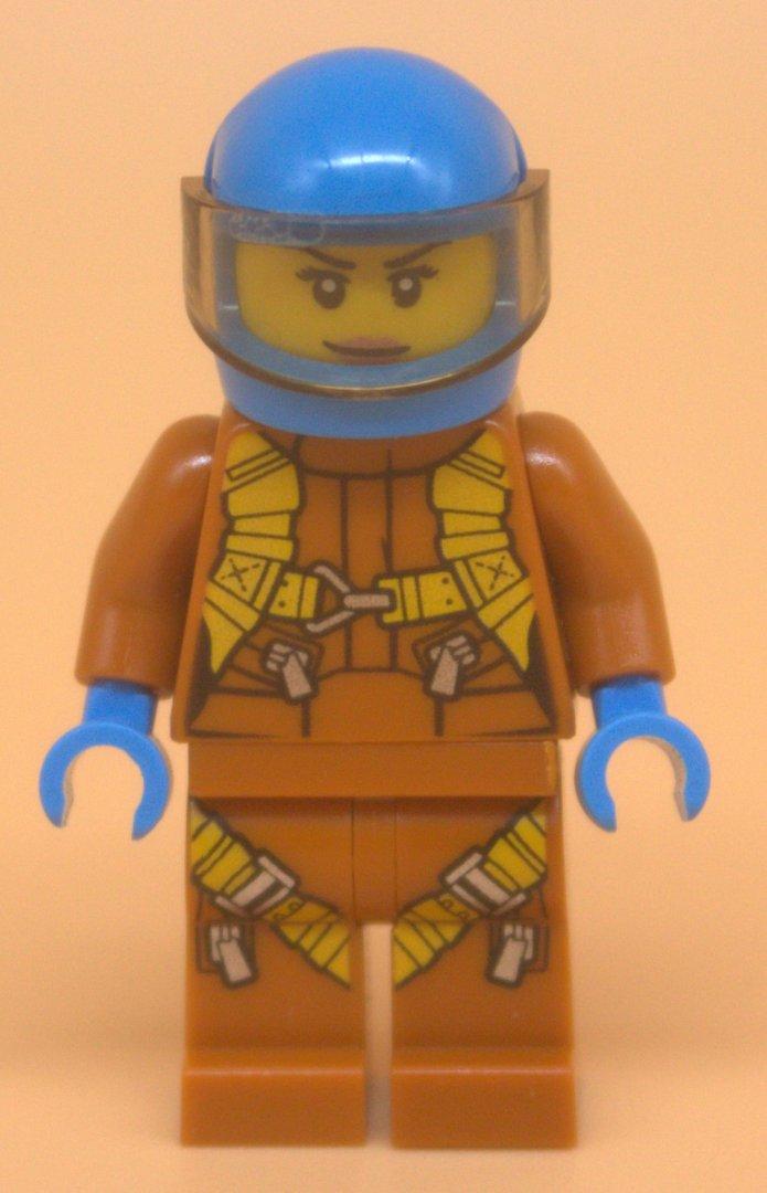 Lego City Minifigur Pilotin gebraucht