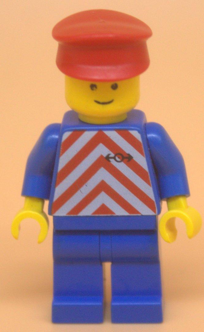 Lego Minifigur Eisenbahner gebraucht