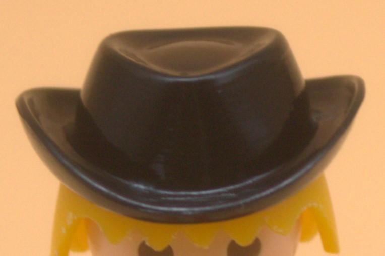 Playmobil Ersatzteil Western Soldatenhut gebraucht – schwarz I