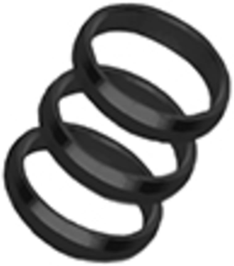 Harrows Supergrip Ringe – schwarz