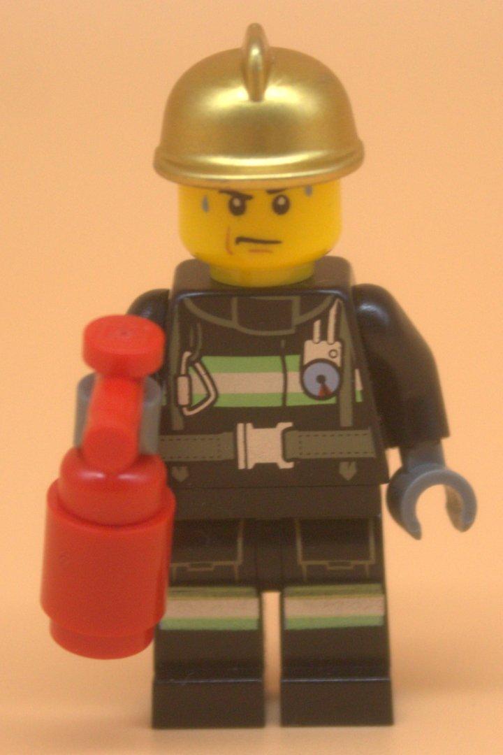 Lego City Minifigur Feuerwehrmann gebraucht