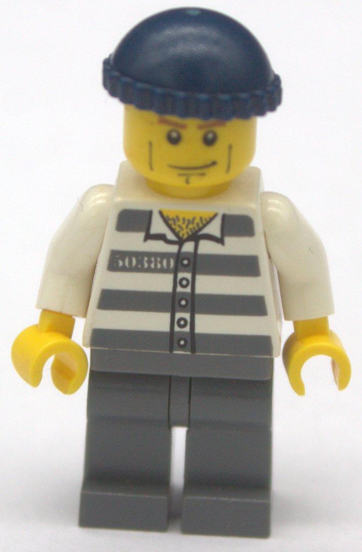 Lego City Minifigur Gangster gebraucht