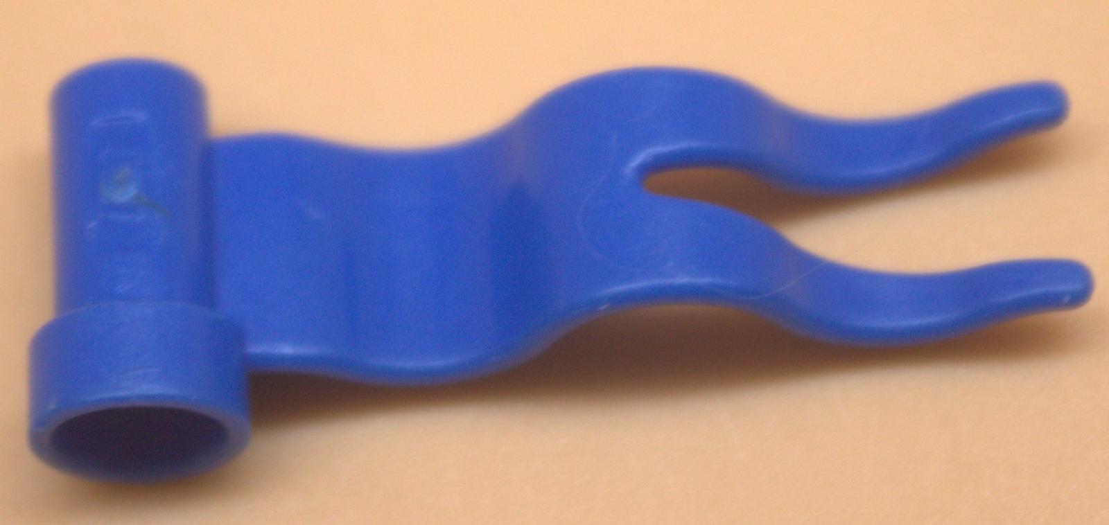 Lego Ersatzteil kleine Fahne gelb gebraucht – blau