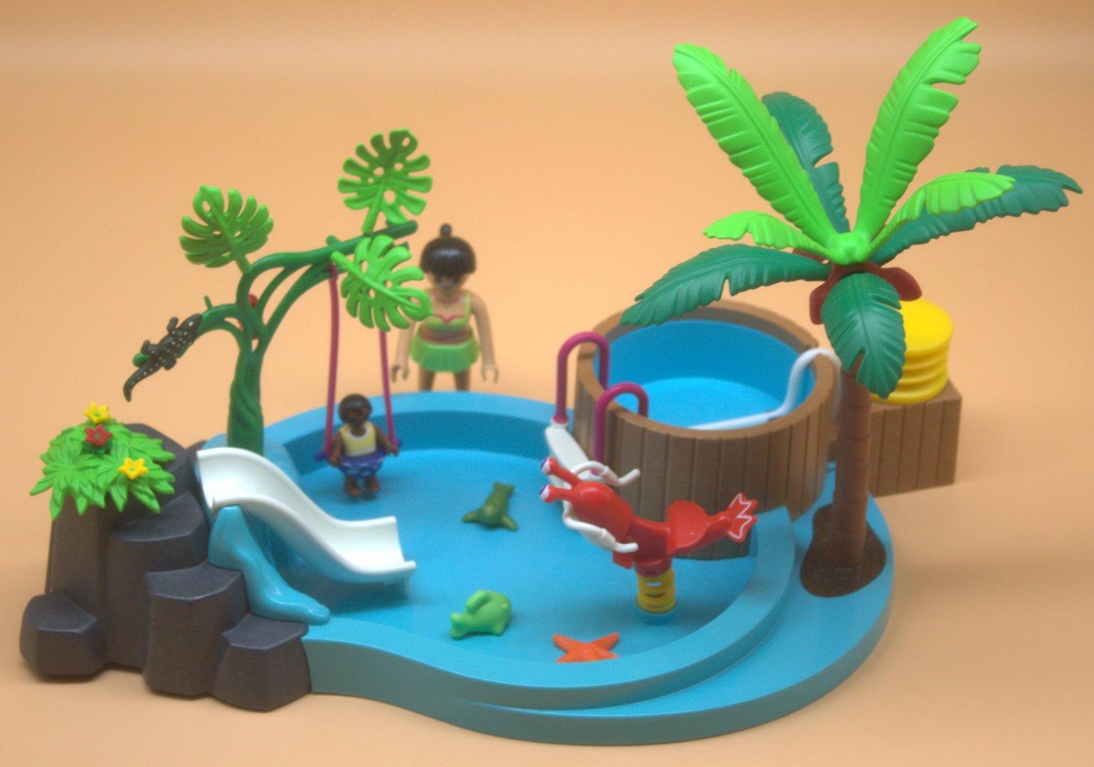 Playmobil Kinderbecken mit Whirlpool 70611 gebraucht