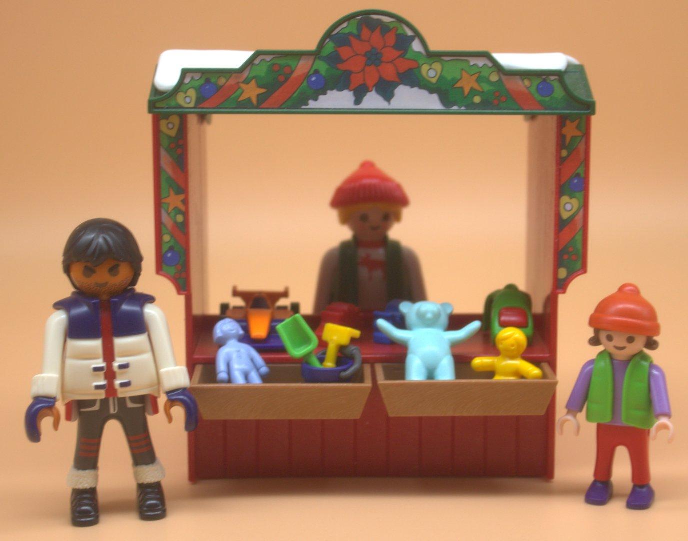 Playmobil Weihnachtsmarkt Stand gebraucht