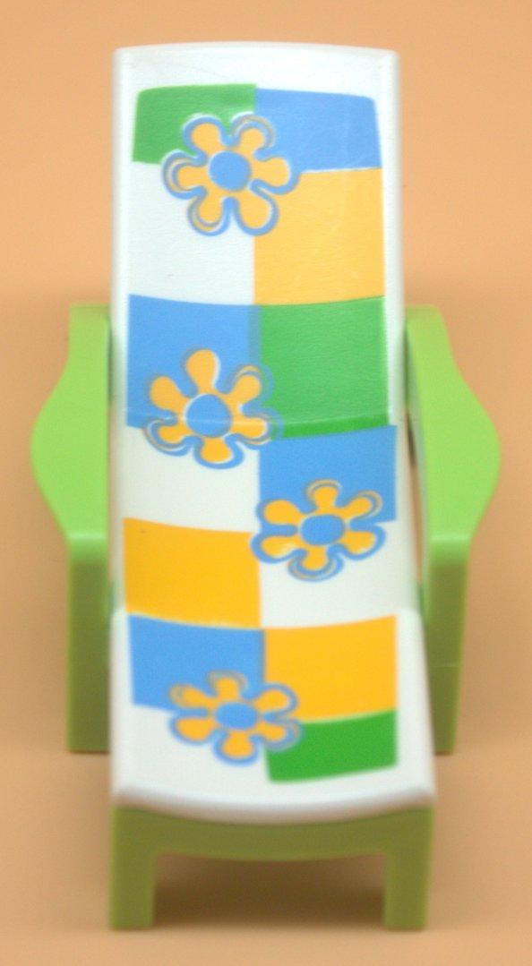 Playmobil Ersatzteil grüne Sonnenliege gebraucht