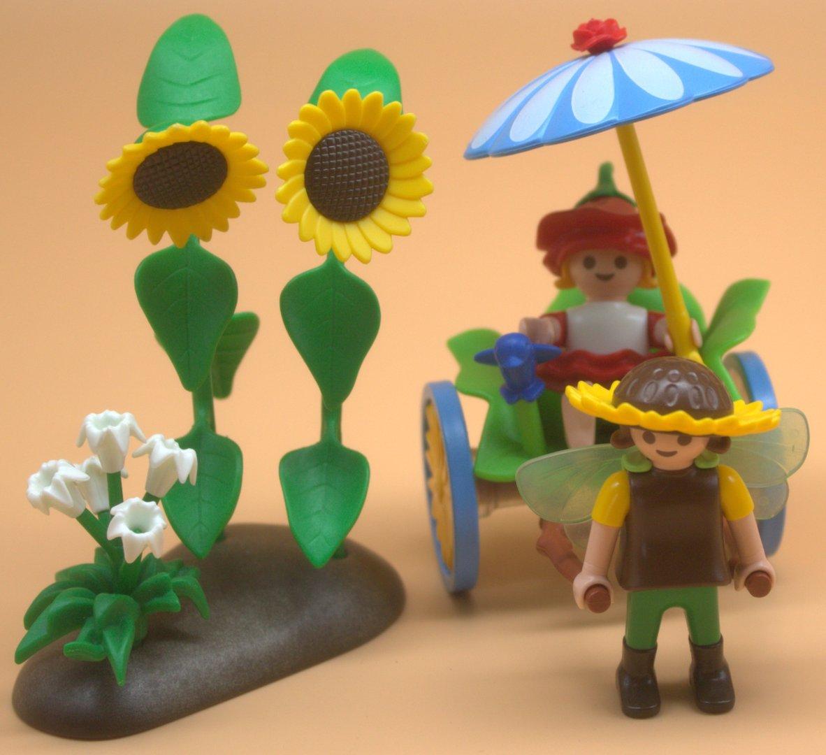 Playmobil Blütenrikscha mit Blumenelfen 4197 gebraucht