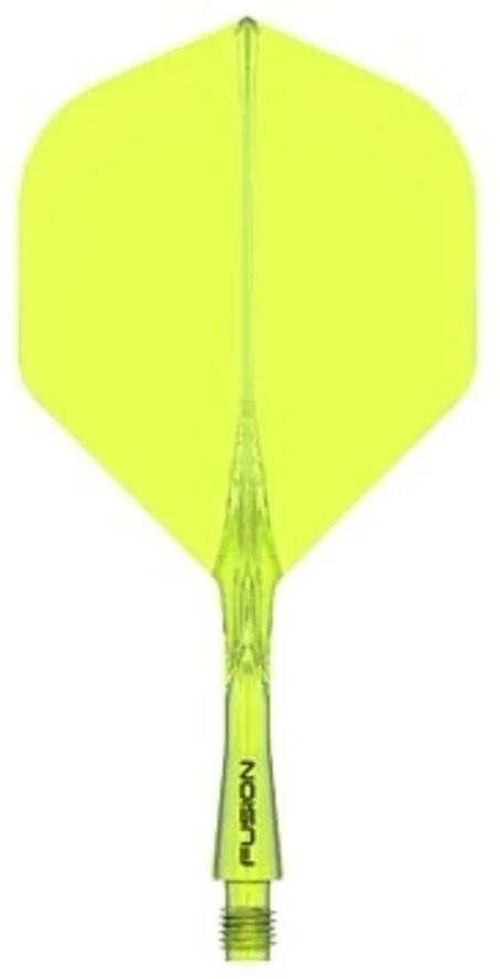 Winmau Fusion Shaft Flight System gelb short – gelb