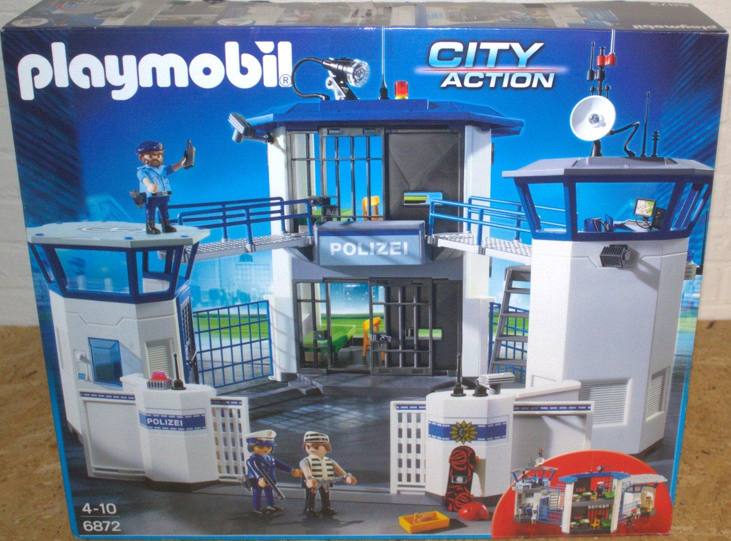 Playmobil Polizei Gefängnis 6872 gebraucht