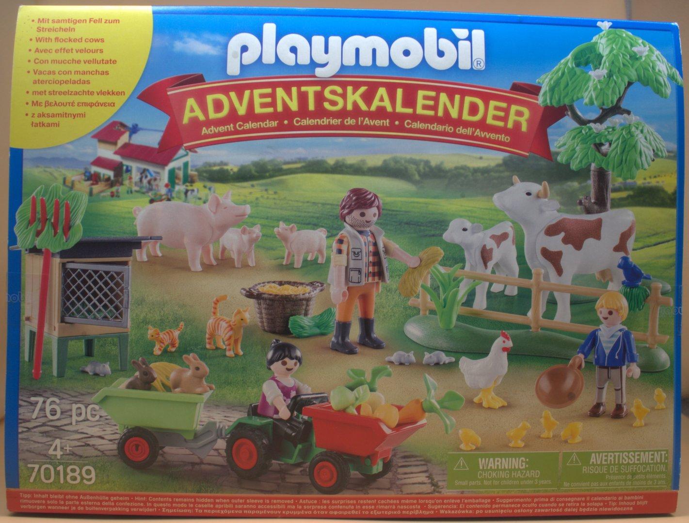 Playmobil Weihnachtskalender Auf dem Bauernhof 70189 neu