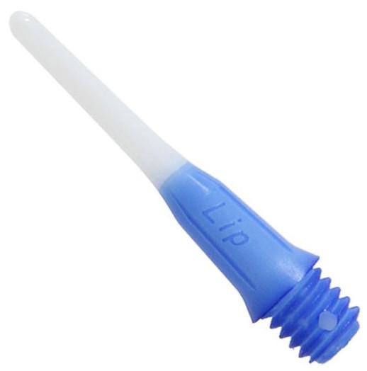L Style Lippoint two tone Spitzen schwarz/weiß kurz – blau