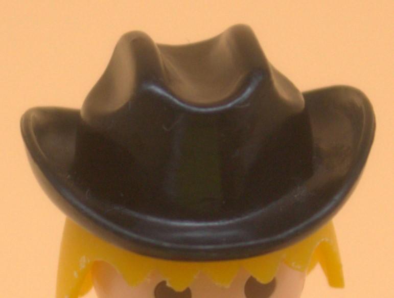 Playmobil Ersatzteil Western Soldatenhut gebraucht – schwarz II
