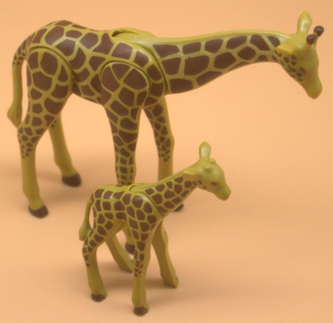 Playmobil Giraffe mit Baby 6640 gebraucht
