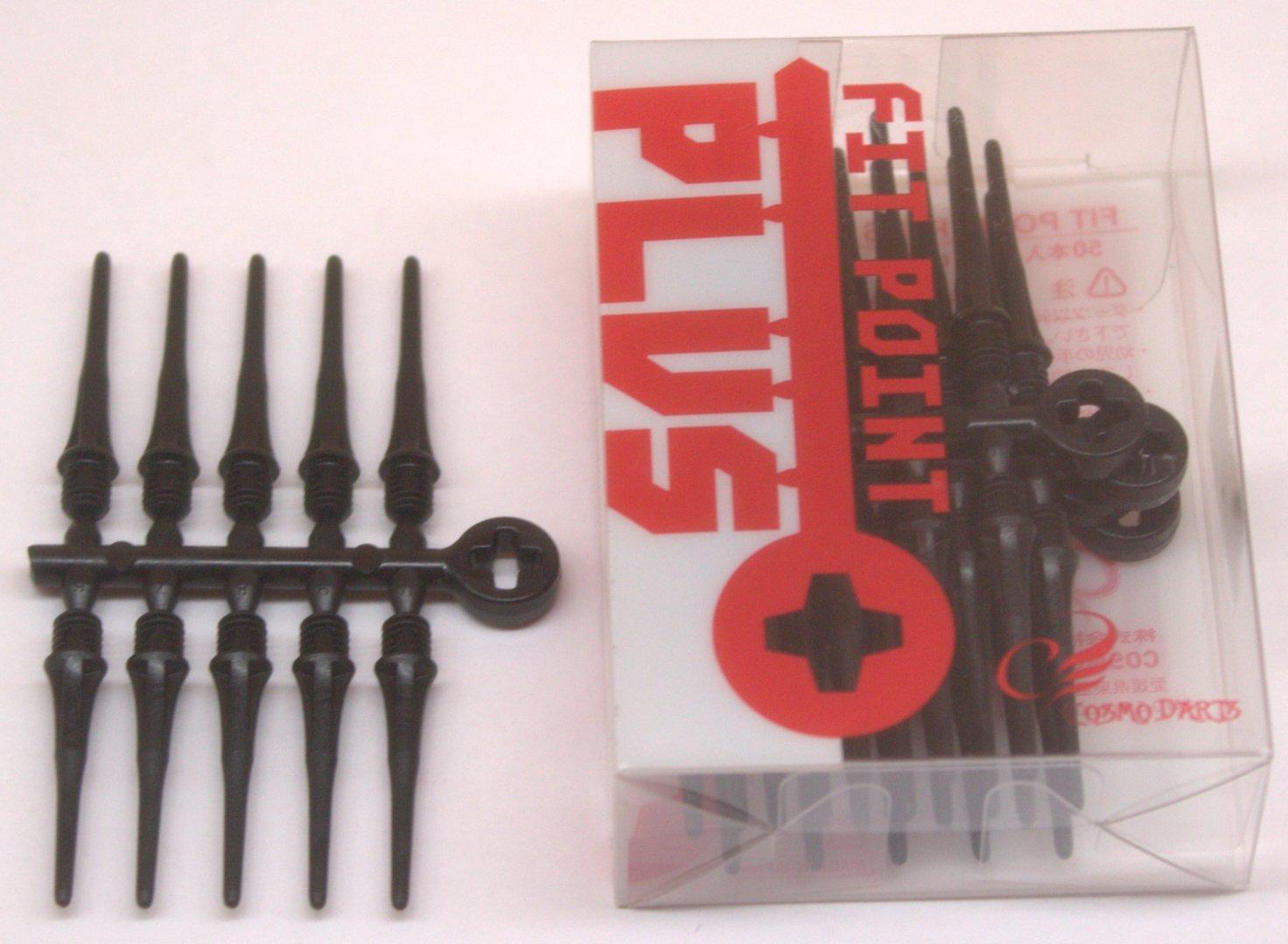 Cosmos Fit Point plus Spitzen schwarz lang – schwarz