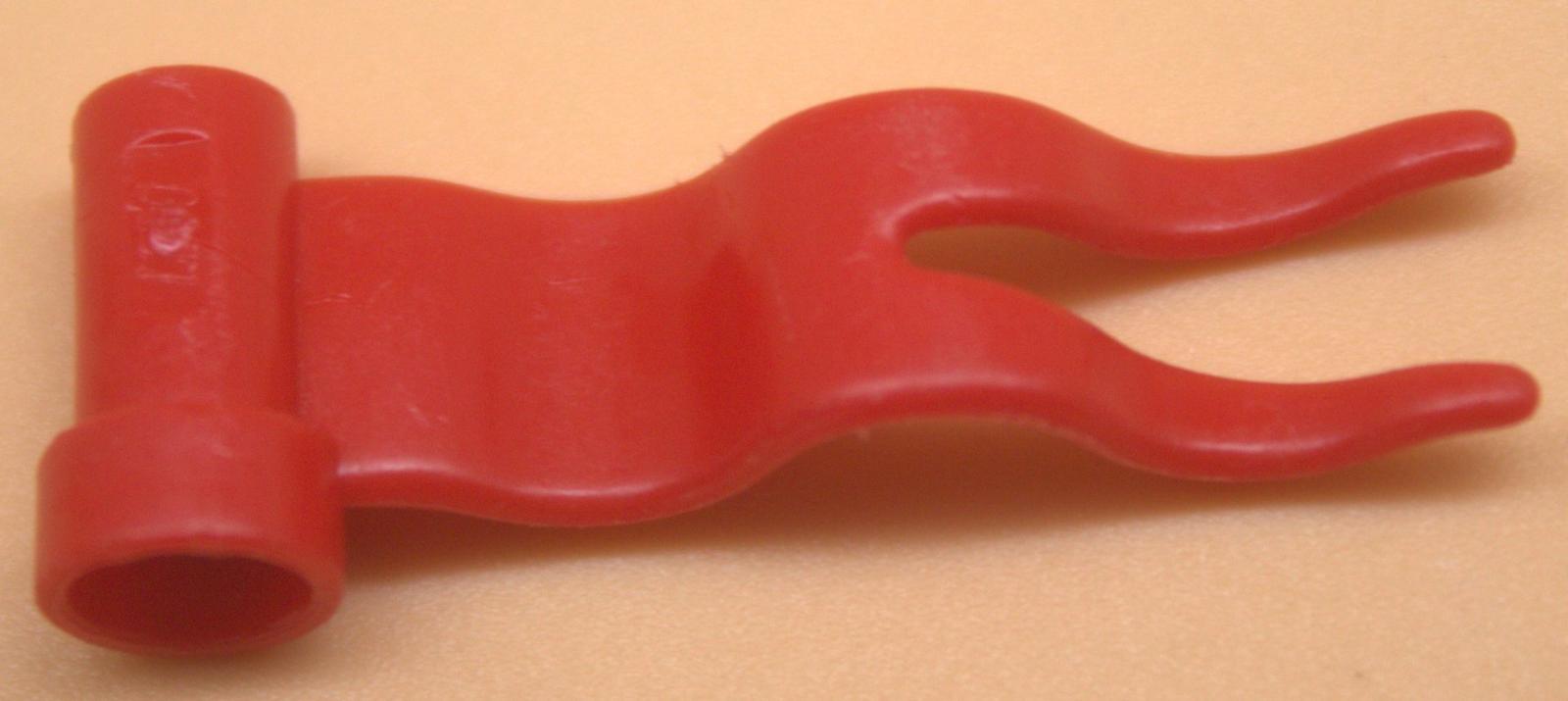 Lego Ersatzteil kleine Fahne gelb gebraucht – rot