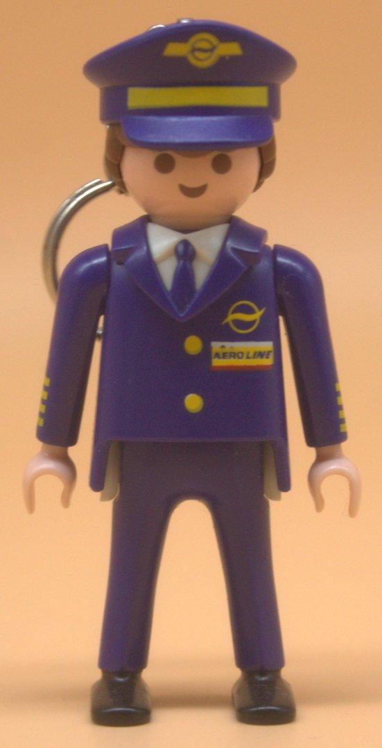 Playmobil Schlüsselanhänger Pilot gebraucht