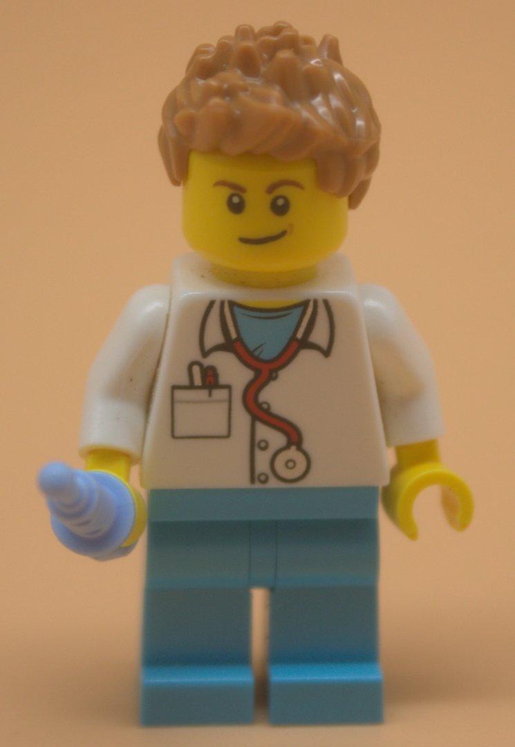 Lego City Minifigur Arzt/Pfleger gebraucht