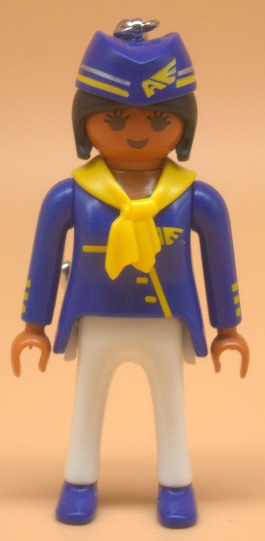 Playmobil Schlüsselanhänger Stewardess gebraucht