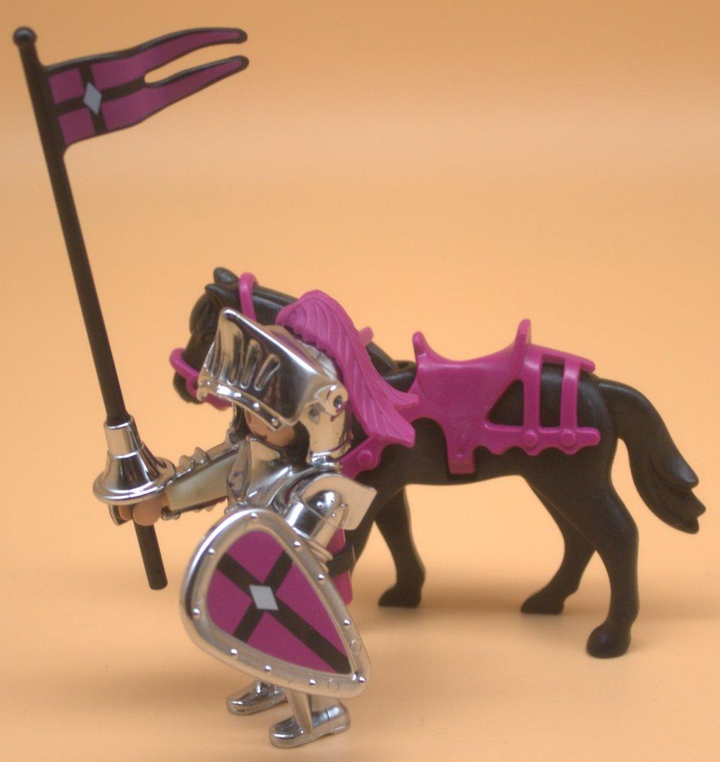 Playmobil silberner Ritter 4434 gebraucht