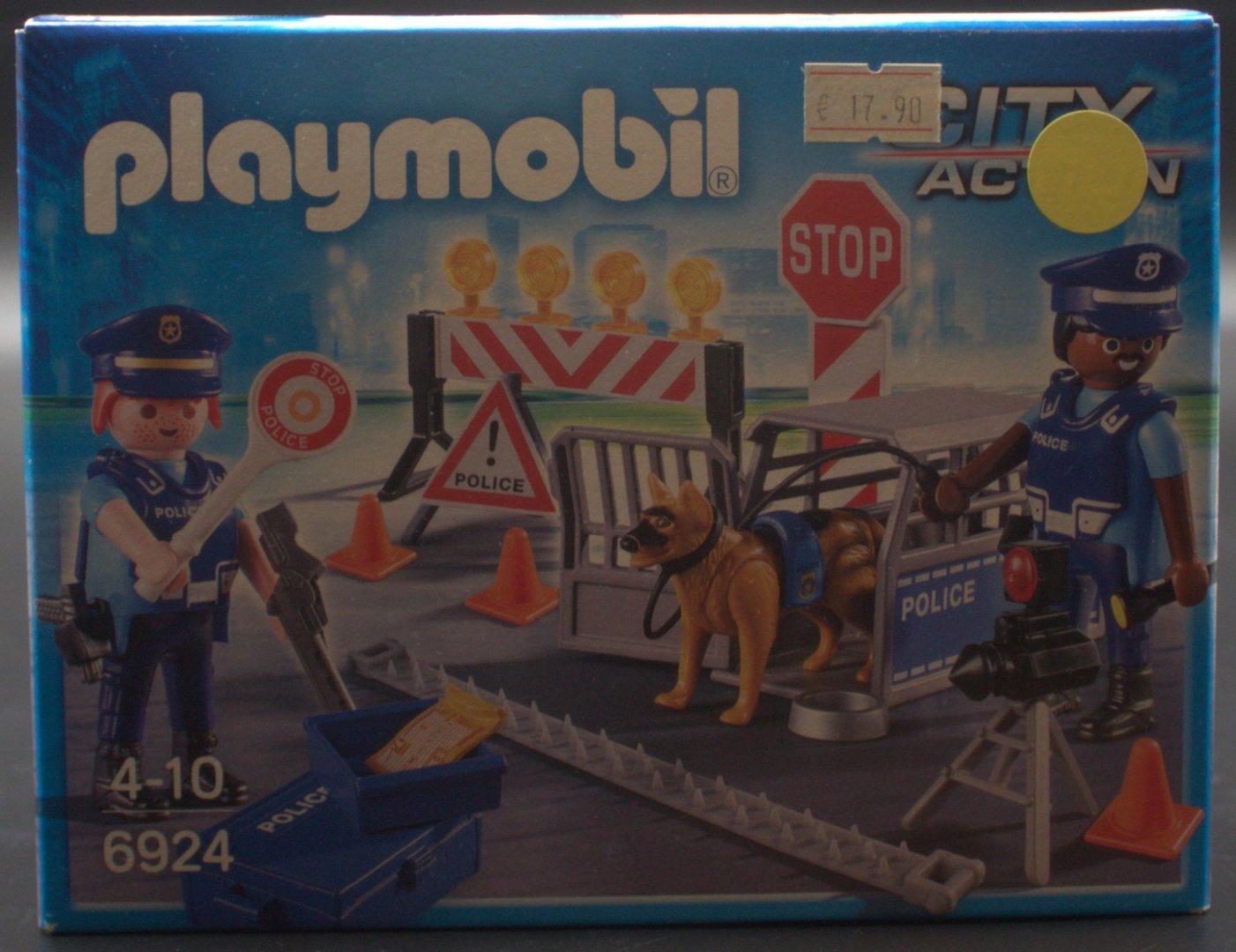 Playmobil Polizei/Police Strassensperre 6924 Neu
