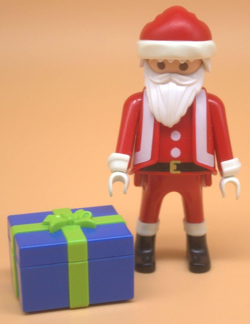 Playmobil Weihnachtsmann mit Geschenk gebraucht