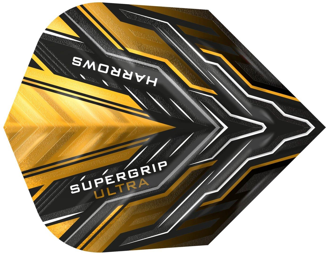 Harrows Supergrip Ultra Flights – gold/schwarz