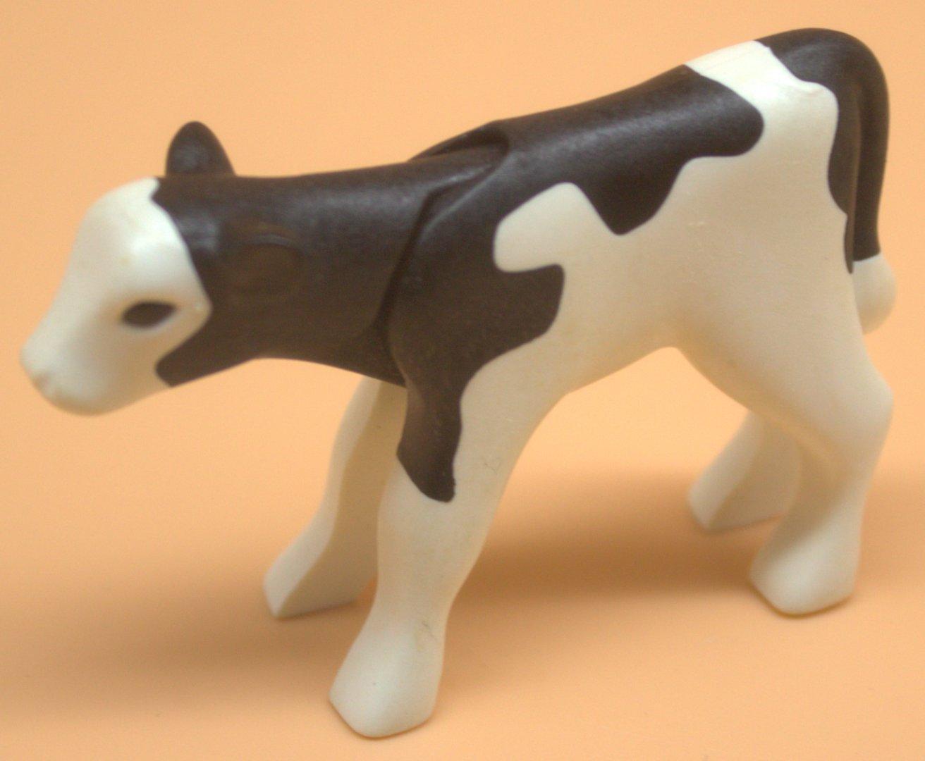 Playmobil schwarz weisses Kalb gebraucht