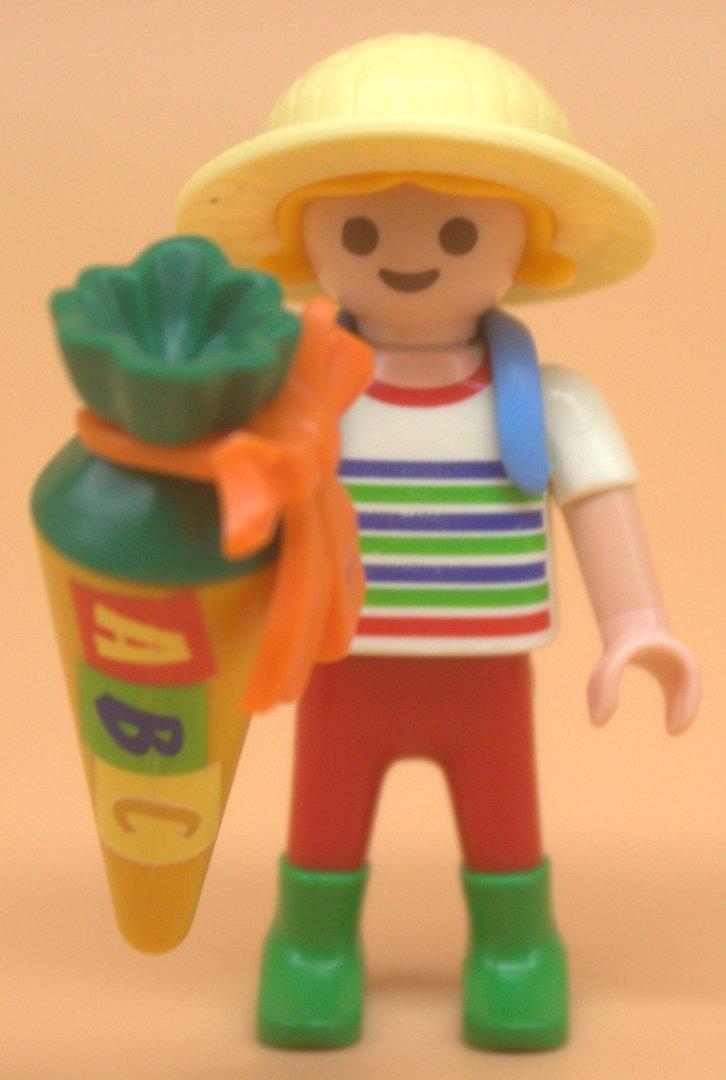 Playmobil erster Schultag, Mädchen mit Schultüte gebraucht