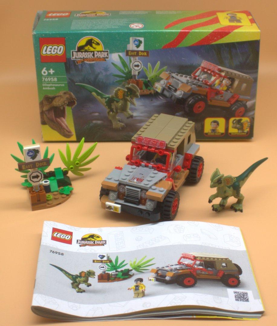 Lego Jurassic Park Hinterhalt des Dilophosaurus 76958 gebraucht