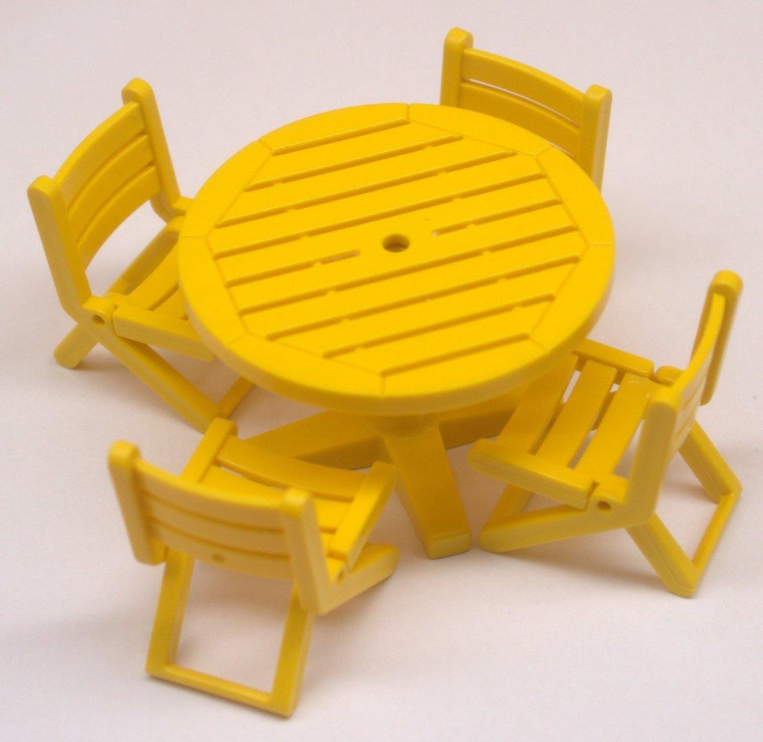 Playmobil Zubehör Campingtisch mit Klappstühlen gebraucht