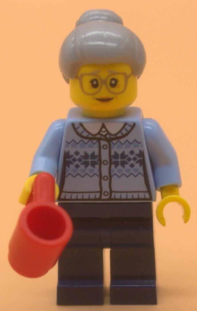 Lego City Minifigur Oma 60155 gebraucht