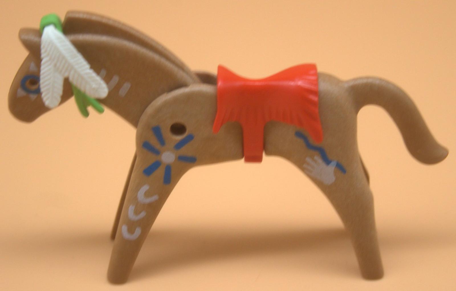 Playmobil Indianer Pferd gebraucht – braun